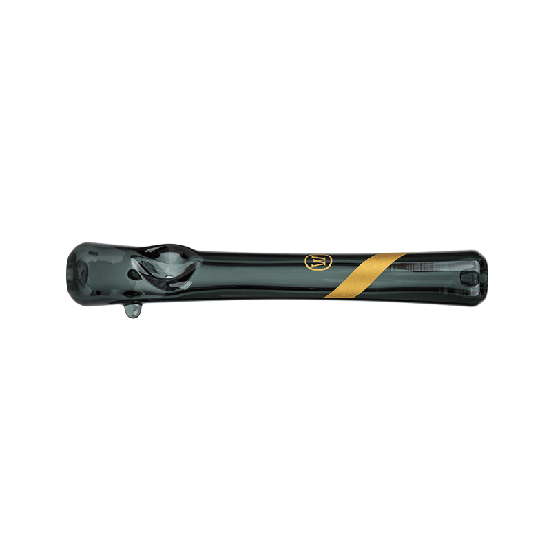 Marley Natural Steamroller Smoked Glass Gold Stripe Decal