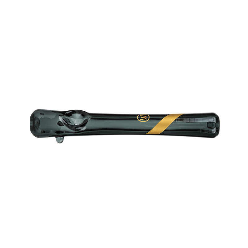Marley Natural Steamroller Smoked Glass Gold Stripe Decal