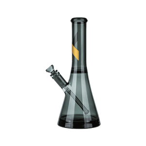 Marley Natural Water Pipe Smoked Glass Gold Stripe Decal