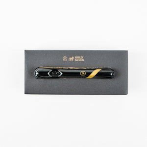 Marley Natural Steamroller Smoked Glass Gold Stripe Decal